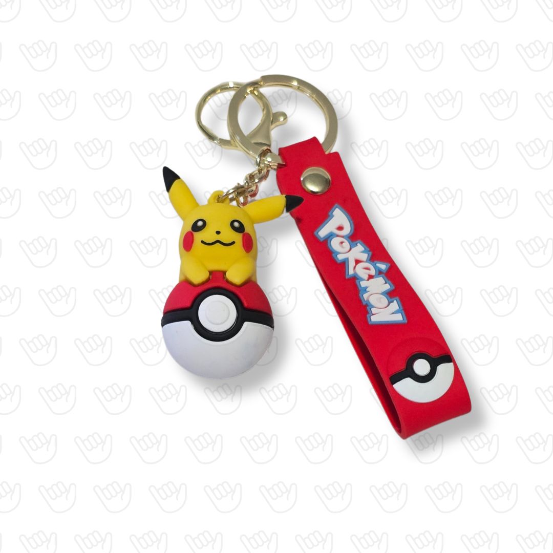 Llavero Pikachu en Pokébola