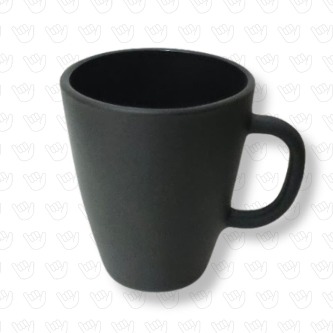 Taza Armonía Negra con Interior Negro
