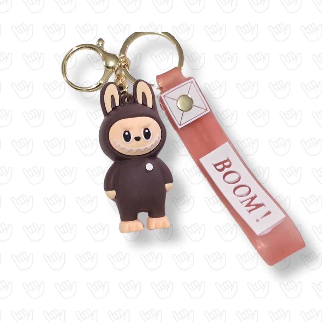 Llavero Labubu Marrón Good Luck