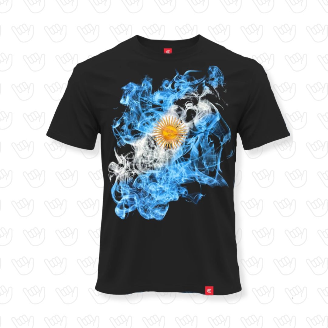 Remera Eikeel Argentina Humo