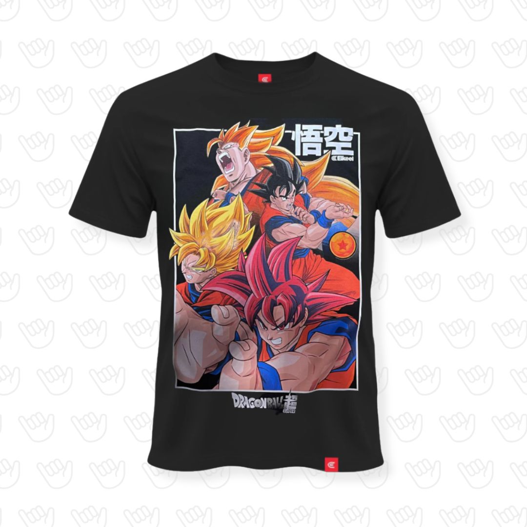 Remera Eikeel Gokú Evolución