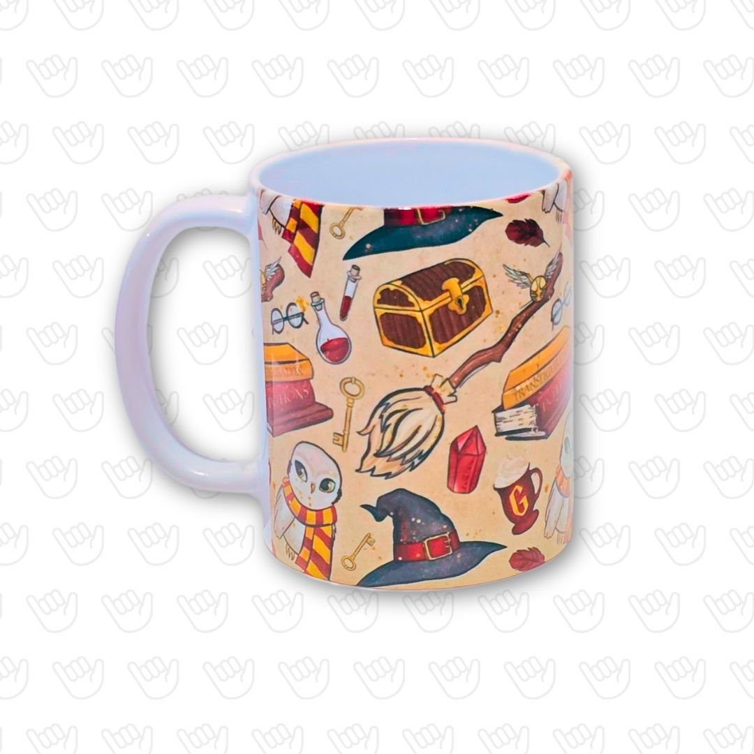Taza HP Elementos Casa Gryffindor