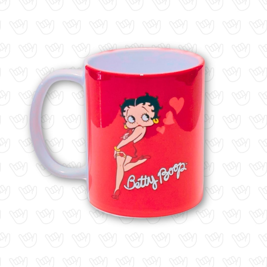 Taza Betty Boop Corazoncitos