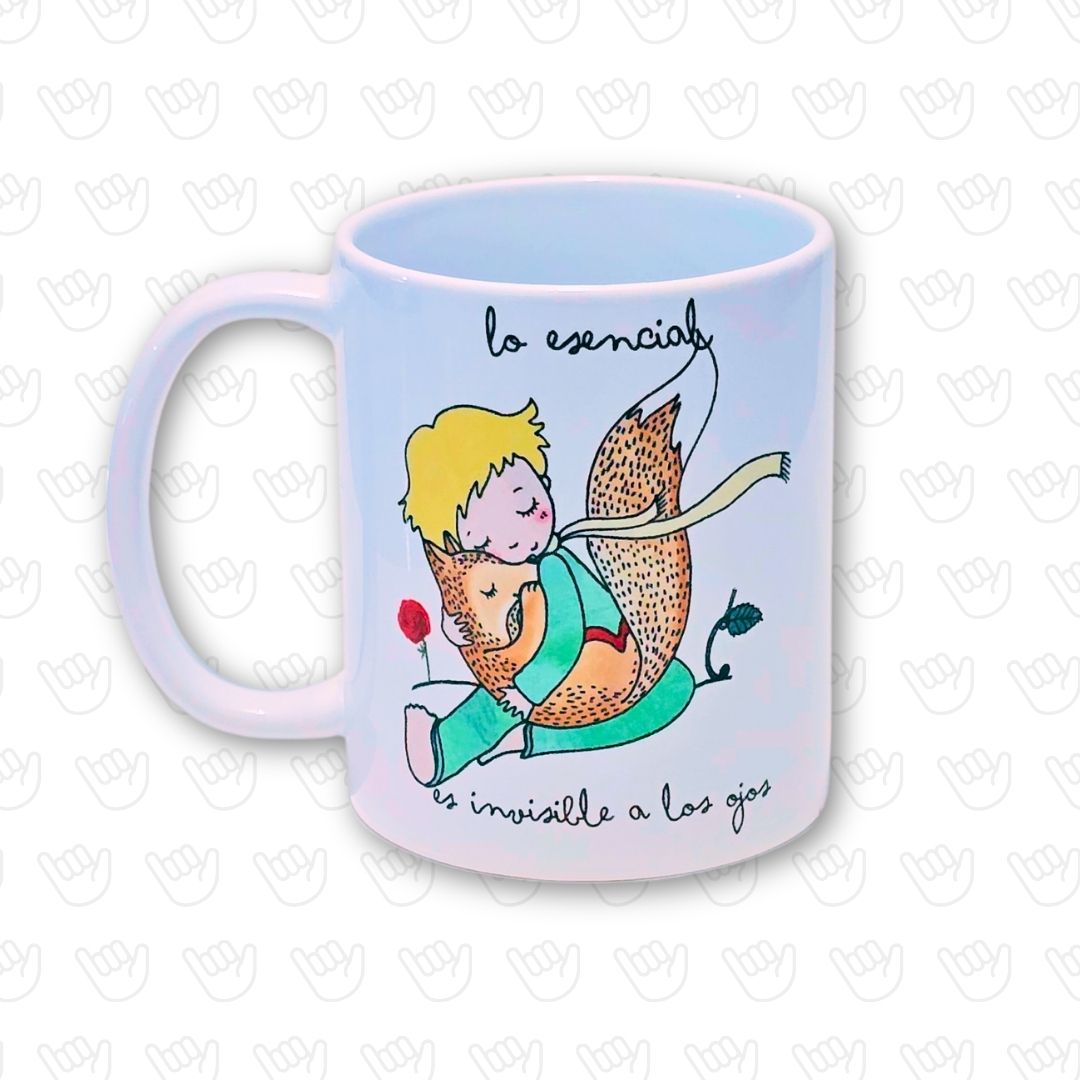 Taza El Principito Lo esencial es invisible a los ojos