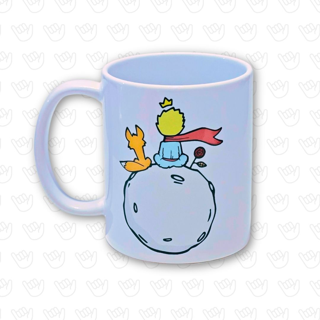 Taza El Principito y Zorro En Su Planeta