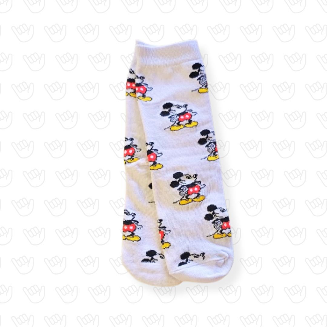 Medias Mickey Mouse Classic – Magia en blanco