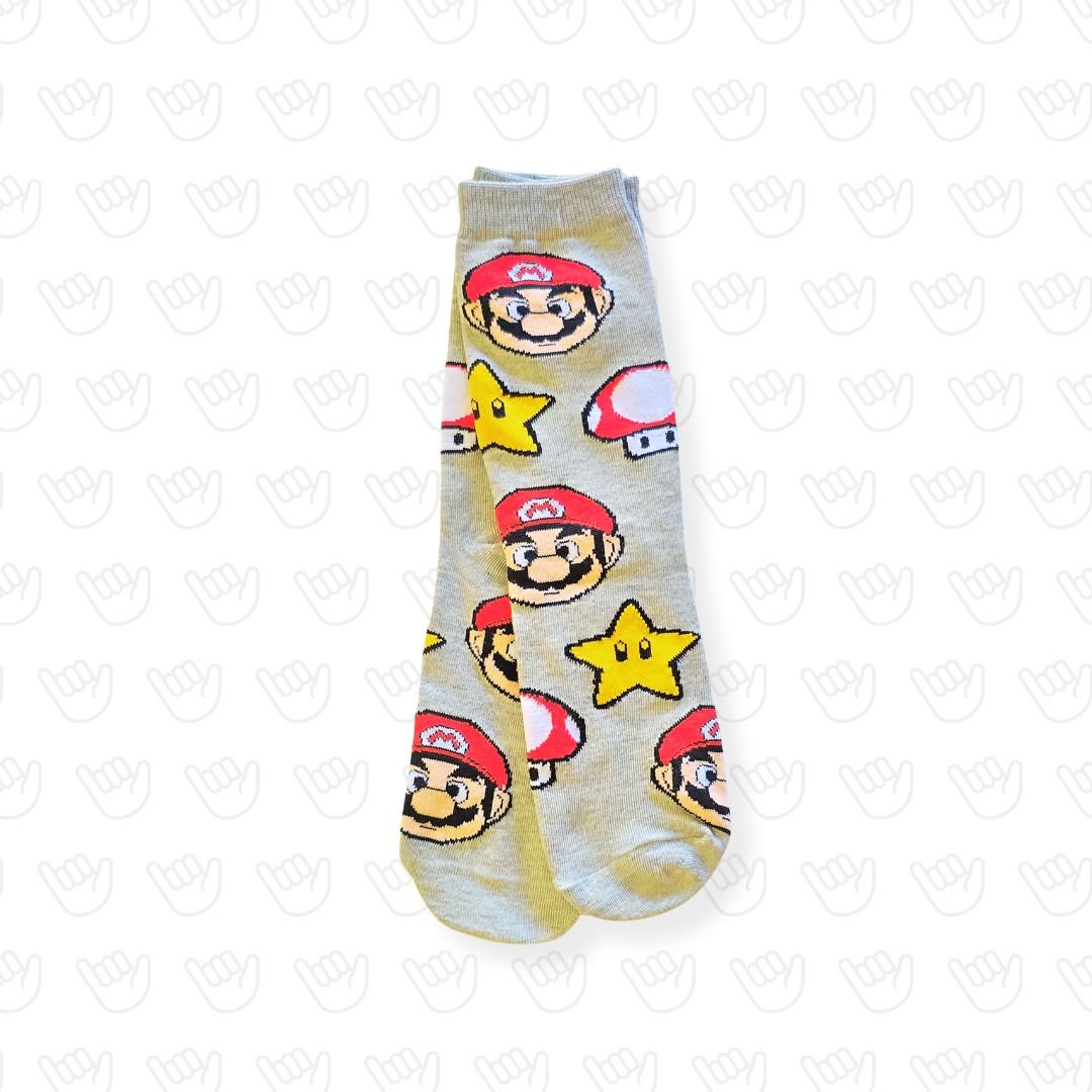 Medias Mario Bros Power Up)